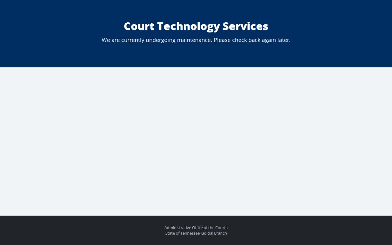 McNairy County bench warrant reference, Tennessee criminal rules index